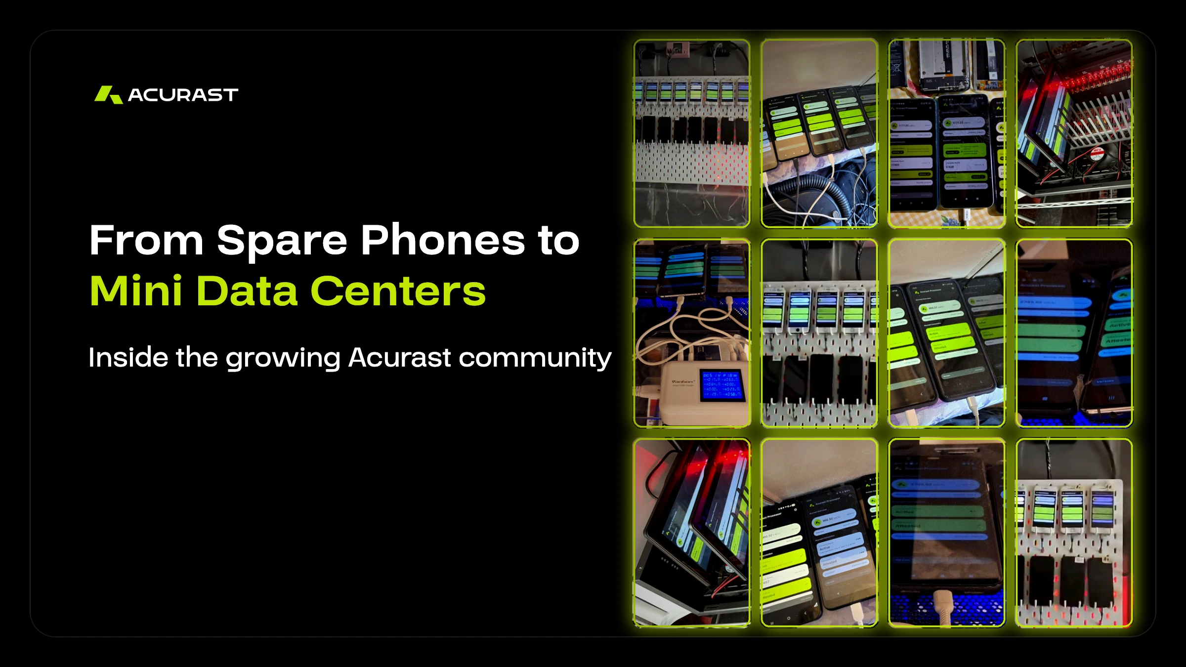 From Spare Phones to Mini Data Centers: Inside the Growing Acurix Community